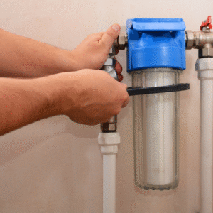 commercial water softener system installation