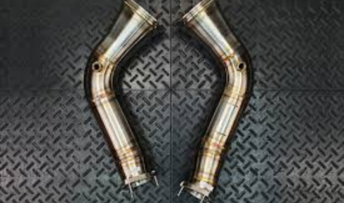 audi rs6 c8 downpipes catless and catted